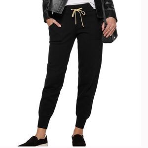 Duffy Cotton/Cashmere Blend Track Pants. Size: M.